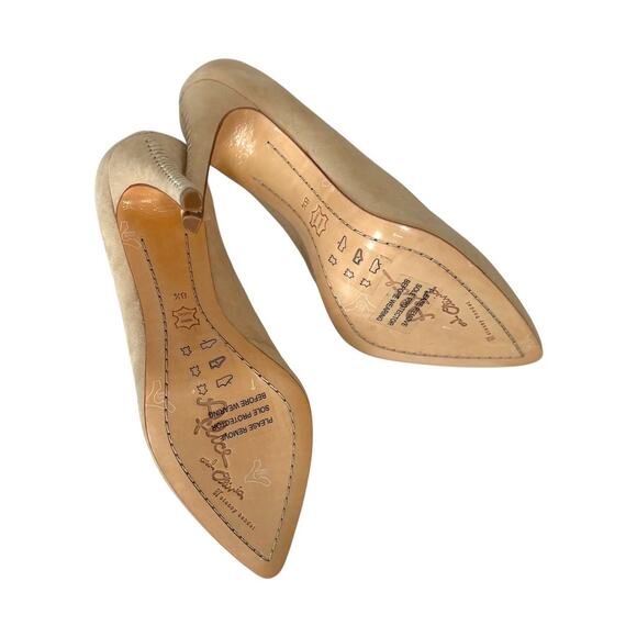 NWOT Alice & Olivia Pumps - Size 8.5 - Tan/Nude - 4.5 inch Heel Pointed Toe - Picture 4 of 10